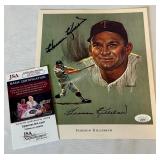 Harmon Killebrew Signed With JSA COA 1970 Vanguard Minnesota Twins Baseball Photo