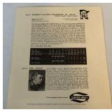 Harmon Killebrew Signed With JSA COA 1970 Vanguard Minnesota Twins Baseball Photo