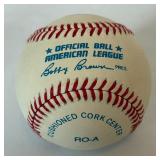 Bert Blyleven Signed OALB Brown Rawlings Ball Minnesota Twins Baseball