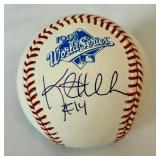 Kent Hrbek Signed Official 1991 World Series Rawlings Ball Minnesota Twins Baseball