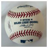 Justin Morneau Signed With JSA COA OMLB Selig Rawlings Ball Minnesota Twins Baseball
