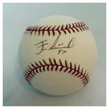 Francisco Liriano Signed Baseball OMLB Selig Ball Minnesota Twins