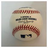 Jorge Polanco Signed Baseball OMLB Rawlings Manfred Jr. Ball Minnesota Twins