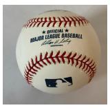 Aaron Hicks Signed OMLB Selig Rawlings Baseball Minnesota Twins