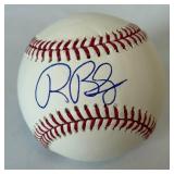 Ron Blomberg Signed With Beckett COA OMLB Manfred Jr. Rawlings Baseball