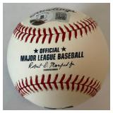 Ron Blomberg Signed With Beckett COA OMLB Manfred Jr. Rawlings Baseball