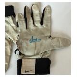 Miguel Sano Signed Game Used Batting Gloves from 1st Home Run Inscribed "2012 Game Used 1st HR" Minnesota Twins Baseball