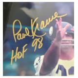 Paul Krause Signed Photo Inscribed HOF 98 Minnesota Vikings Football