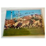 Tommy Mason Signed 8x10" Photo With COA Minnesota Vikings Football