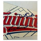 Herb Carneal, Jeff Reboulet, Dick Such Signed 1993 Minnesota Twins Baseball Pennant with JSA COA