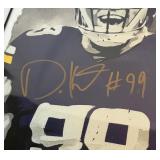 Danielle Hunter Signed Minnesota Vikings Football Print