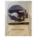 CJ Ham Signed Minnesota Vikings Mini Helmet With COA