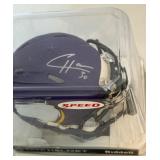 CJ Ham Signed Minnesota Vikings Mini Helmet With COA
