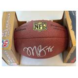 Matt Birk Signed NFL Official The Duke Football With Minnesota Vikings COA