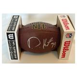 Danielle Hunter Signed Wilson Official NFL Football Minnesota Vikings