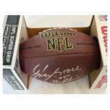 Alex Boone Signed Wilson Official Football Minnesota Vikings