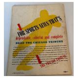 1939 6th Annual All-Star Football Game Program New York Giants vs. College All-Americans at Soldier