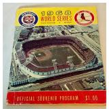1968 World Series Official Souvenir Program Detroit Tigers vs. St. Louis Cardinals - Vintage Baseball