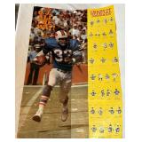OJ Simpson 1974 Scholastic Magazine "OJ All The Way!" Poster - Vintage Football