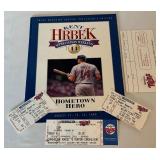 Kent Hrbek Appreciation Weekend Program and Ticket Stubs From Number Retiring August 13, 1995