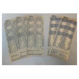 (5) 1983 and 1985 MLB All Star Game Official Ballots