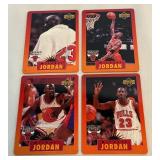 Michael Jordan 1996 Upper Deck Metal 4 Card Basketball Set