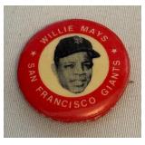 Willie Mays Vintage San Francisco Giants Baseball Pin