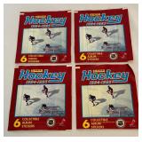 (4) 1994-1995 Panini Hockey Collectible Album Sticker Packs