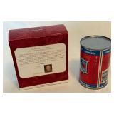 Wayne Gretzky Upper Deck Hallmark Keepsake Ornament and 1997 Pinnacle Inside Can