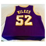 Jamaal Wilkes Signed Los Angeles Lakers Baskerball Jersey With Beckett COA Size XL