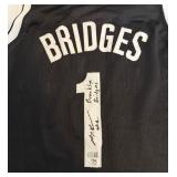 Mikal Bridges Signed Brooklyn Nets Basketball Jersey With PSA COA Size XL