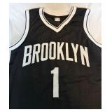 Mikal Bridges Signed Brooklyn Nets Basketball Jersey With PSA COA Size XL