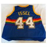 Dan Issel Signed Denver Nuggets Basketball Jersey With JSA COA Size XL