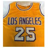 Gail Goodrich Signed Custon Los Angeles Lakers Basketball Jersey Inscribed "HOF 