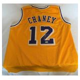 Don Chaney Signed Los Angeles Lakers Basketball Jersey With Beckett COA Size XL