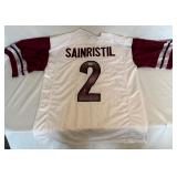 Mike Sainristil Signed Football Jersey With Beckett COA Size XL