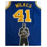 Jamaal Wilkes Signed Jersey Inscribed "HOF 2012" With Beckett COA Size XL