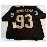 Greg Townsend Signed Oakland Raiders Jersey With JSA COA Size XL