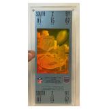 Super Bowl XXV Mint Encased Ticket 1991 Buffalo Bills vs. New York Giants Football
