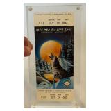 1994 NBA All-Star Game Mint Encased VIP Ticket Target Center Minneapolis Basketball