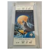 1994 NBA All-Star Game Mint Encased VIP Ticket Target Center Minneapolis Basketball