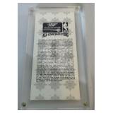 1994 NBA All-Star Game Mint Encased VIP Ticket Target Center Minneapolis Basketball