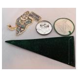 Minnesota North Stars Vintage Pennant, Patches, and Pins