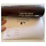 Justin Morneau Game Used Broken Bat with MLB COA From April 19, 2009 BWP-JM33 Pro Select Minnesota Twins Baseball
