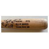 Ellis Burks Signed and Game Used Louisville Slugger P72 Chicago White Sox Baseball Bat