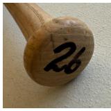 Ellis Burks Signed and Game Used Louisville Slugger P72 Chicago White Sox Baseball Bat