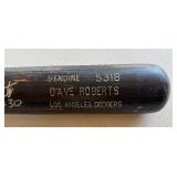 Dave Roberts Signed and Game Used Louisville Slugger Powerized S318 Los Angeles Dodgers Baseball Bet