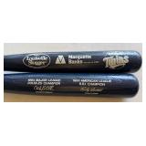 (2) Kirby Puckett / Chuck Knoblauch 1994 Stadium Giveaway Baseball Bats