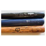 (3) Minnesota Twins Team Bats 2006, 2008, 2009 Stadium Giveaway