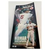 Nomar Garciapara Signed 1998 Boston Red Sox Media Guide